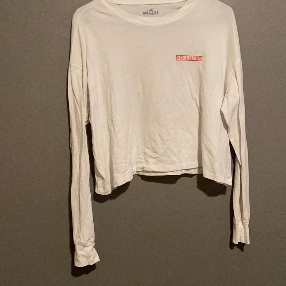 White Hollister Long sleeve Tshirt.